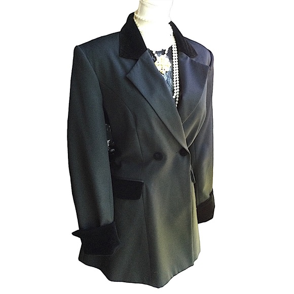 Vintage 1980’s Spiegel Tuxedo Jacket/ Dress B7 - Picture 11 of 12